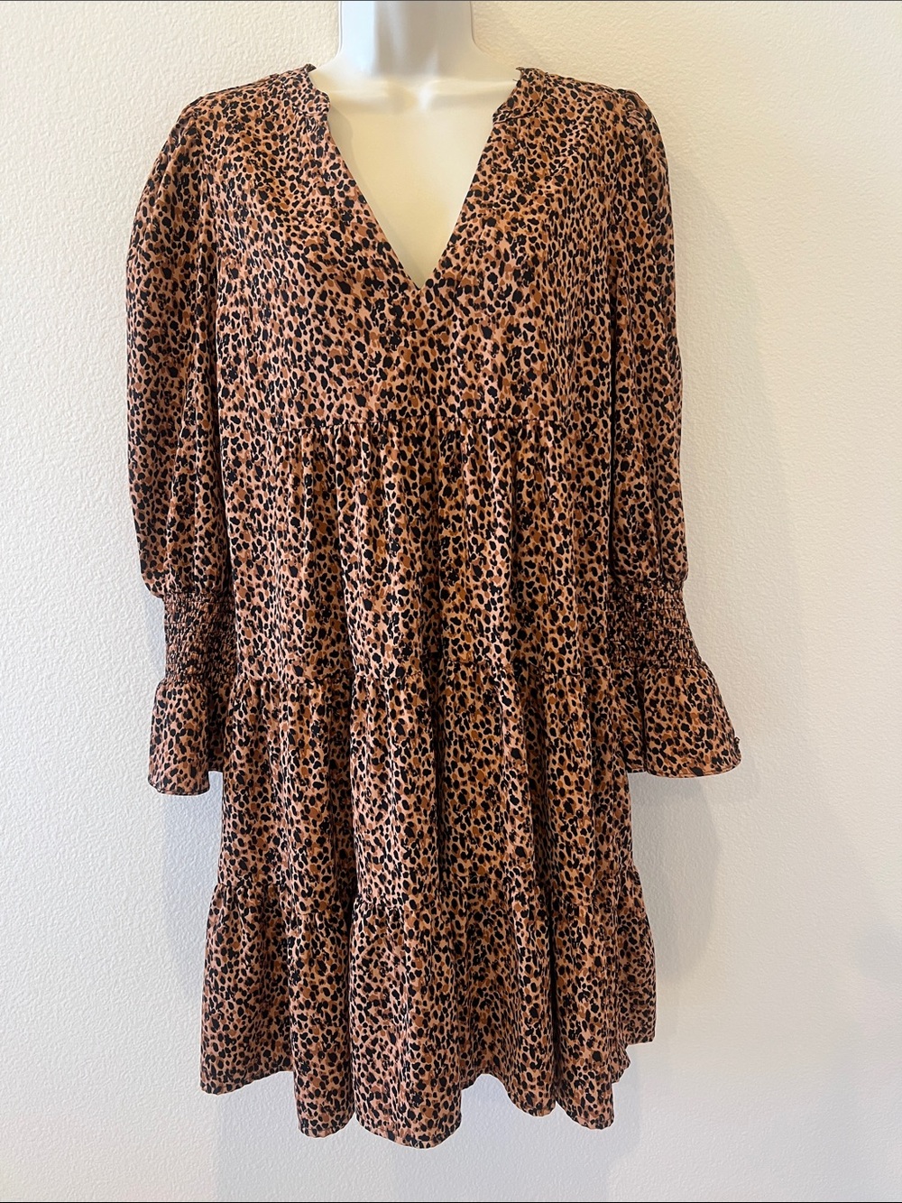 Pomander Place Animal Print Dress - Brown & Black
